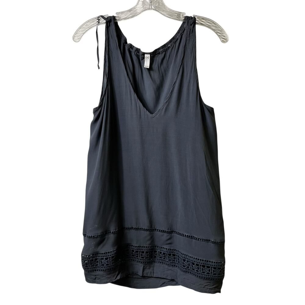 Gentle Fawn Sleeveless‎ Top Navy Blue Lace Detail  Capsule S (2821)